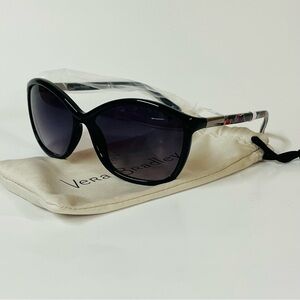Vera Bradley Doris Sunglasses Black Multicolor NEW With Tag
